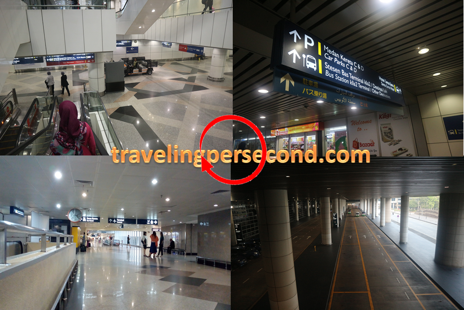 Towards Bus Shelter KLIA