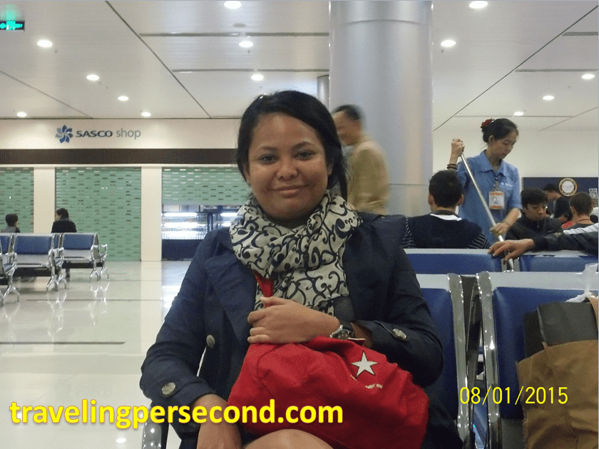 Anggi and Boarding Gate